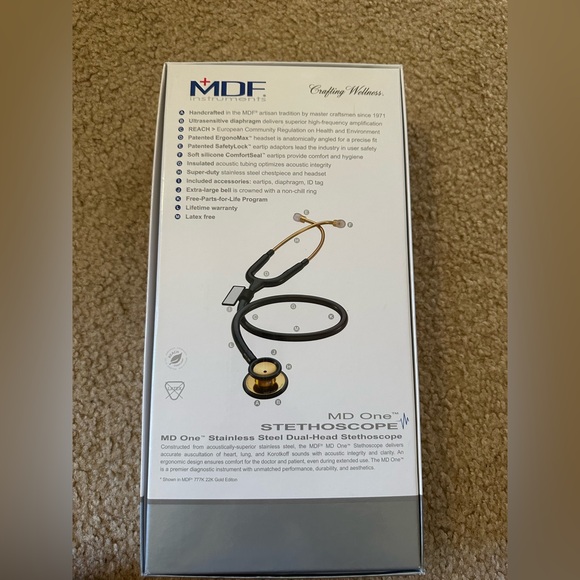 MDF Instruments Pink Stethoscope - Picture 3 of 3